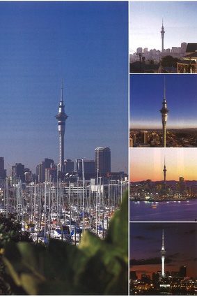 The Sky Tower from afar. Taken in 1997.