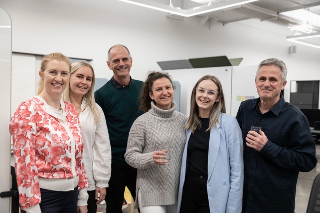 The team from Tailor Inc. From left: Julie Coutts, Nicky Wood, Bo Hermans, Sofia Radals, Bonnie Fawcett and David Muir.