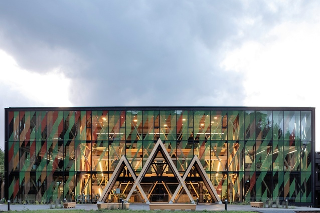 Winner – Commercial Architecture: SCION Innovation Hub Te Whare Nui o Tuteata by RTA Studio and Irving Smith Architects.