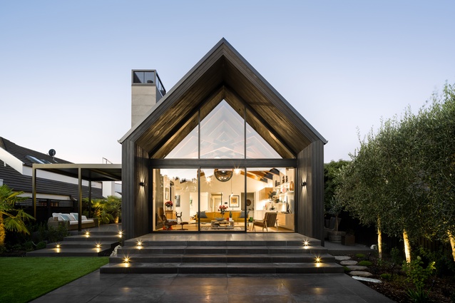 Winner: Residential New Home over 300m<sup>2</sup> Architectural Design Award – Gable Silhouette by Greg Young of Young Architects.