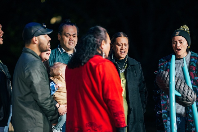 Pikiteora Mura-Hita, Enoka Wehi, Wairaka Mason, Tuwhiti Victor Happy,  Taru mai-i-tawhiti Kerehoma-Hoani, Moeahi Kerehoma and Tuirina Wehi.