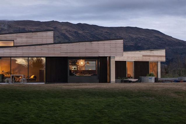 Housing category finalist: Rammed Earth House, Wanaka by Assembly Architects. 