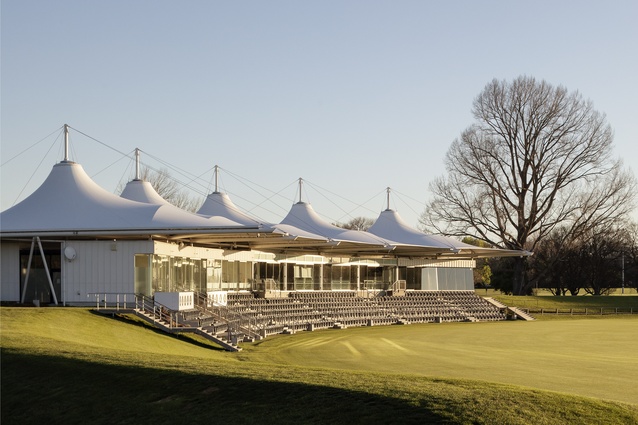 Athfield Architects’ Hagley Oval Pavilion.