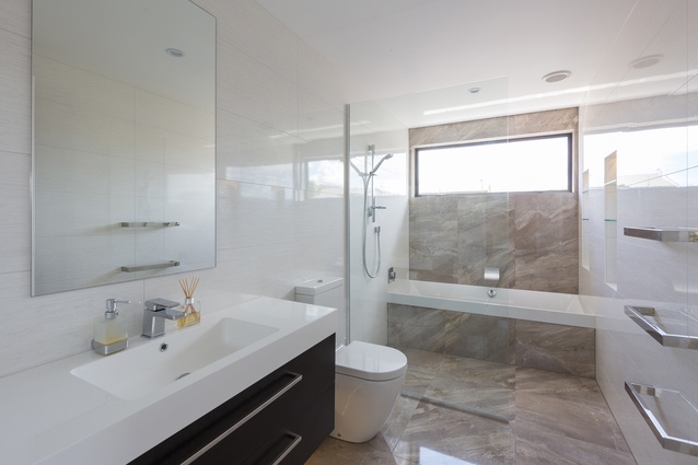 A large, spacious light-filled bathroom.