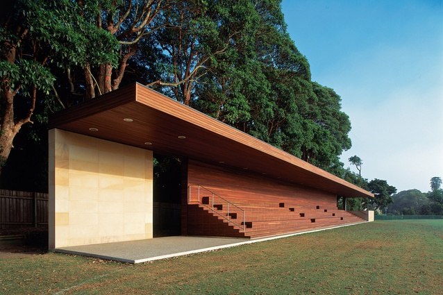 Carving: Justin McDonald Stand, Bellevue Hill, NSW (2004) – 2007 RAIA NSW Public Buildings, Commendation.