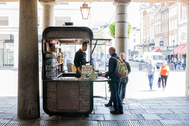 Melanie worked on these contemporary Covent Garden Market Kiosks during her time with PDP London. The complex design and fabrication of the kiosks was a result of required functional elements and important historical references.
