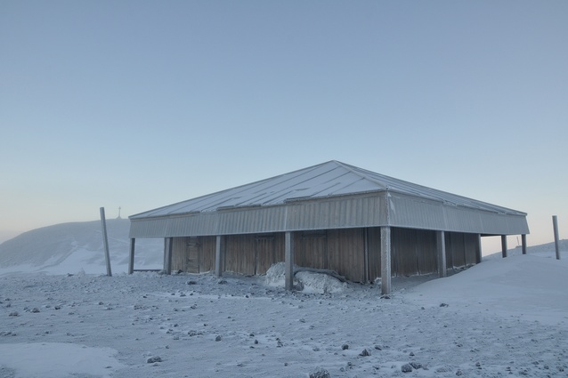 Scott’s Discovery Hut at Hut Point, Ross Island.