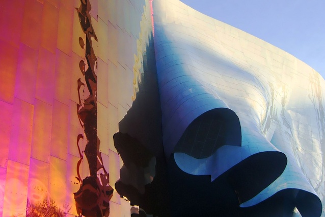 No stranger to avant-garde architecture, Frank Gehry's Experience Music Project (2000) in Seattle, WA is a colourful addition to the blobitecture fraternity.