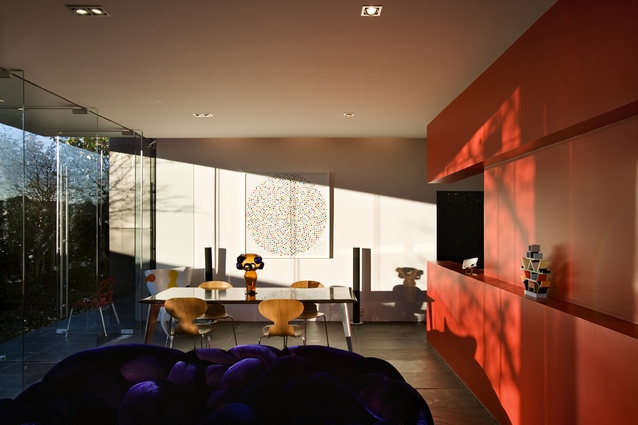Resene Total Colour Residential Interior Award: Corinth residence by Daniel Marshal Architects.