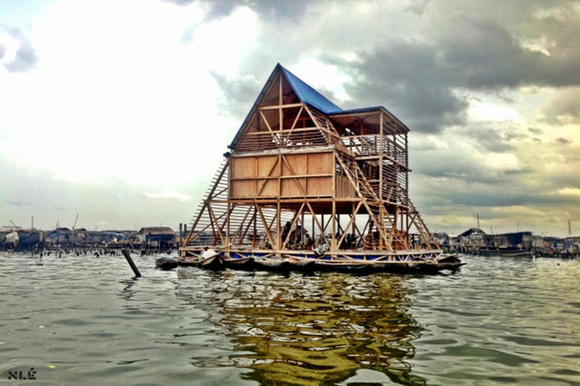 Kunlé Adeyemi's <em>Makoko Floating School</em> in Lagos, Nigeria. 