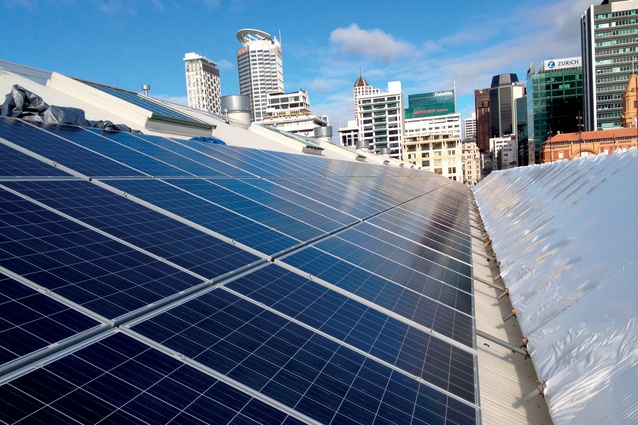 With a nominal capacity of 60.75kWp (kilowatt-peak), the 243-module system on top of Auckland’s Shed 10 is currently the largest roof-mounted solar power system in NZ.
