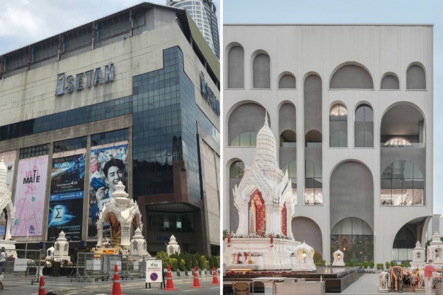 Linehouse CentralWorld before and after renovation. 