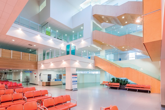 AECOM Over $50M Award - highly commended: Meade Clinical Centre, Waikato Hospital, Hamilton.