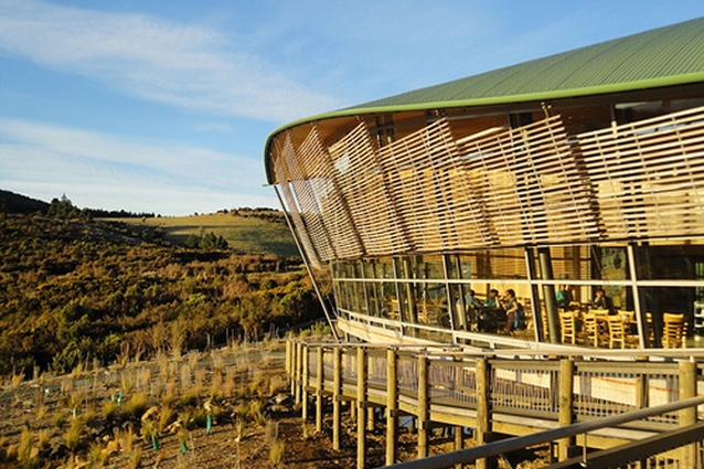New Zealand Architecture Award Sustainable Design winner: Orokonui Ecosanctuary Visitor Centre, Dunedin.