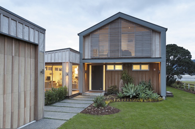 Architect Evelyn McNamara has designed a beach holiday house to accomodate three generations.
