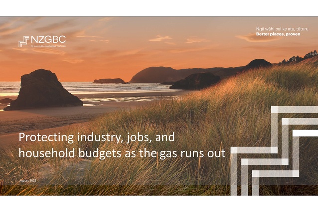 NZGBC report Protecting industry, Jobs, and household budgets as the gas runs out.

