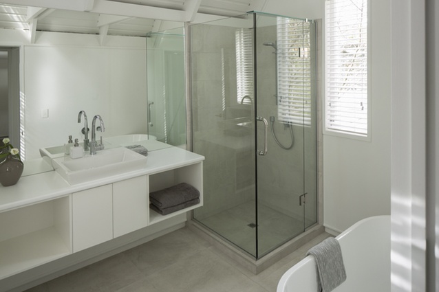 Taking a pared-back approach to the refurbishment of this bathroom means only essential elements remain. 