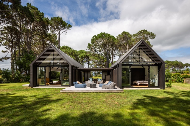 Winner: Housing – Matarangi Cabins by CAAHT Studio Architects.