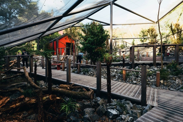 Winner: Resene Total Colour Landscape Award – Kea Enclosure – Wellington Zoo by Isthmus Group Ltd.