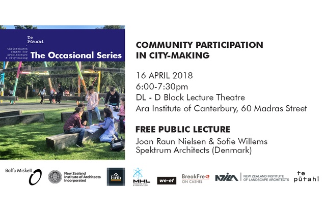 The talk will take place at 6pm on 16 April.