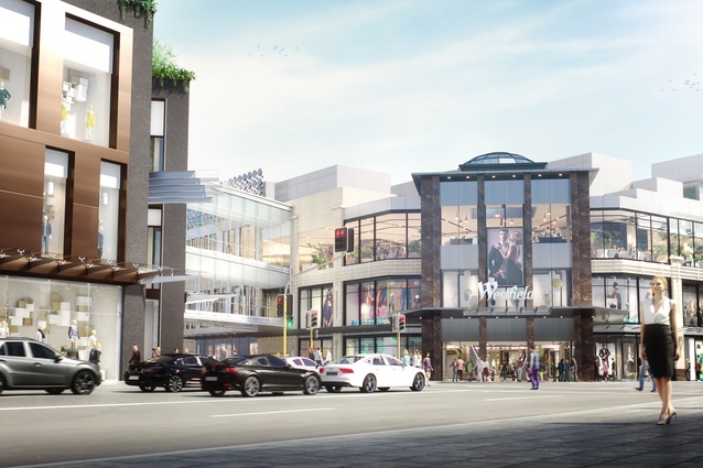 The Westfield Newmarket site benefits from a prime location. It will have six levels of retail between the two new buildings, car parking, a rooftop dining area and a fresh food market.
